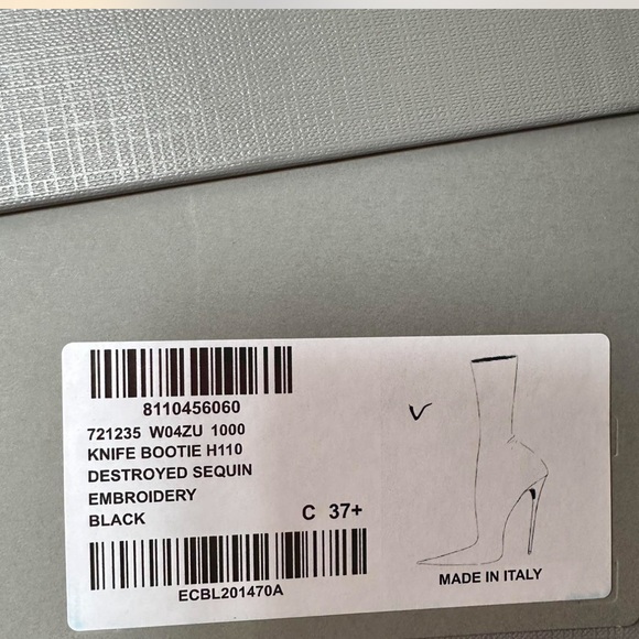 Balenciaga sequin knife booties - Picture 7 of 7